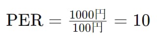PERの計算式