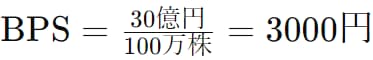 BPSの計算方法