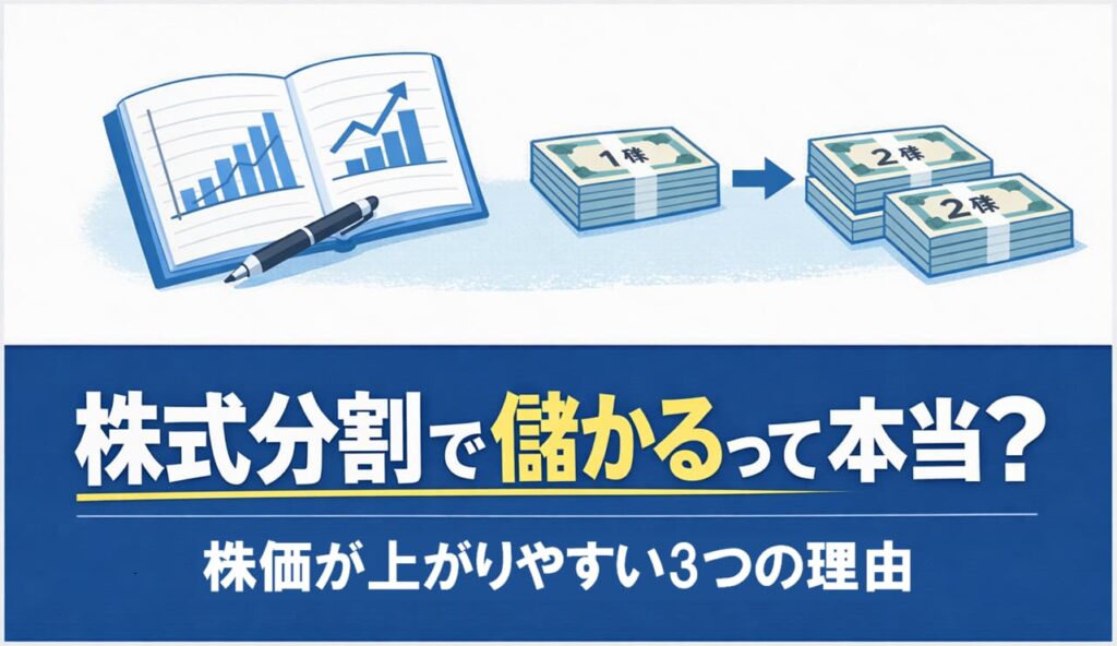 株式分割で儲かるって本当?株価が上がりやすい理由と注意点を解説