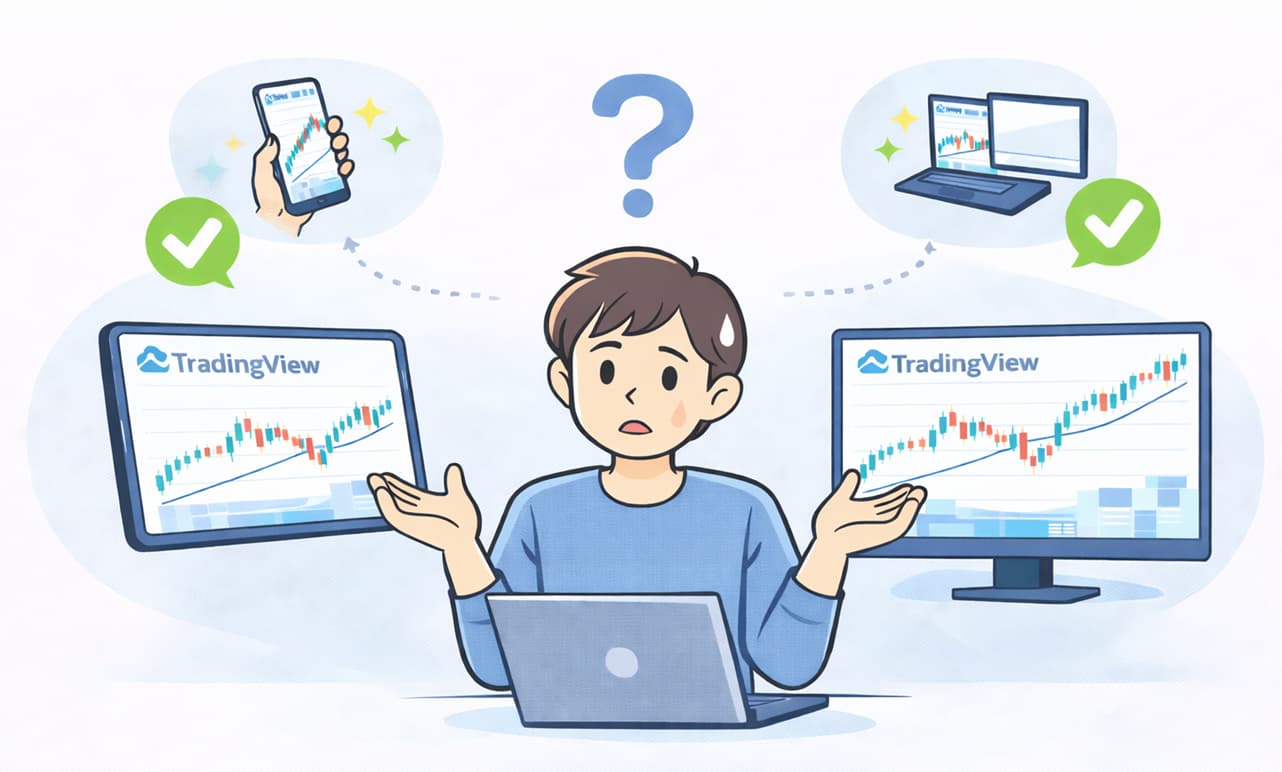 TradingViewは用途によっておすすめが変わる