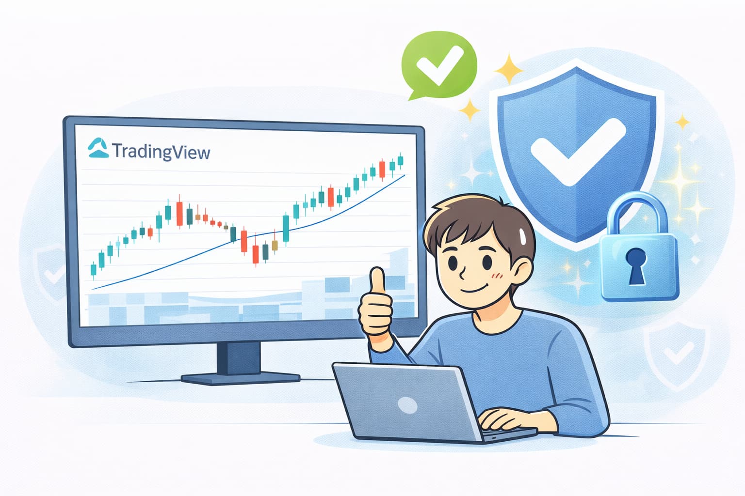 TradingViewは基本的に安全なサービス