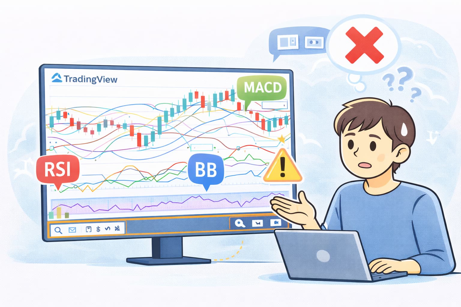 インジケーターは多いほど有利ではない